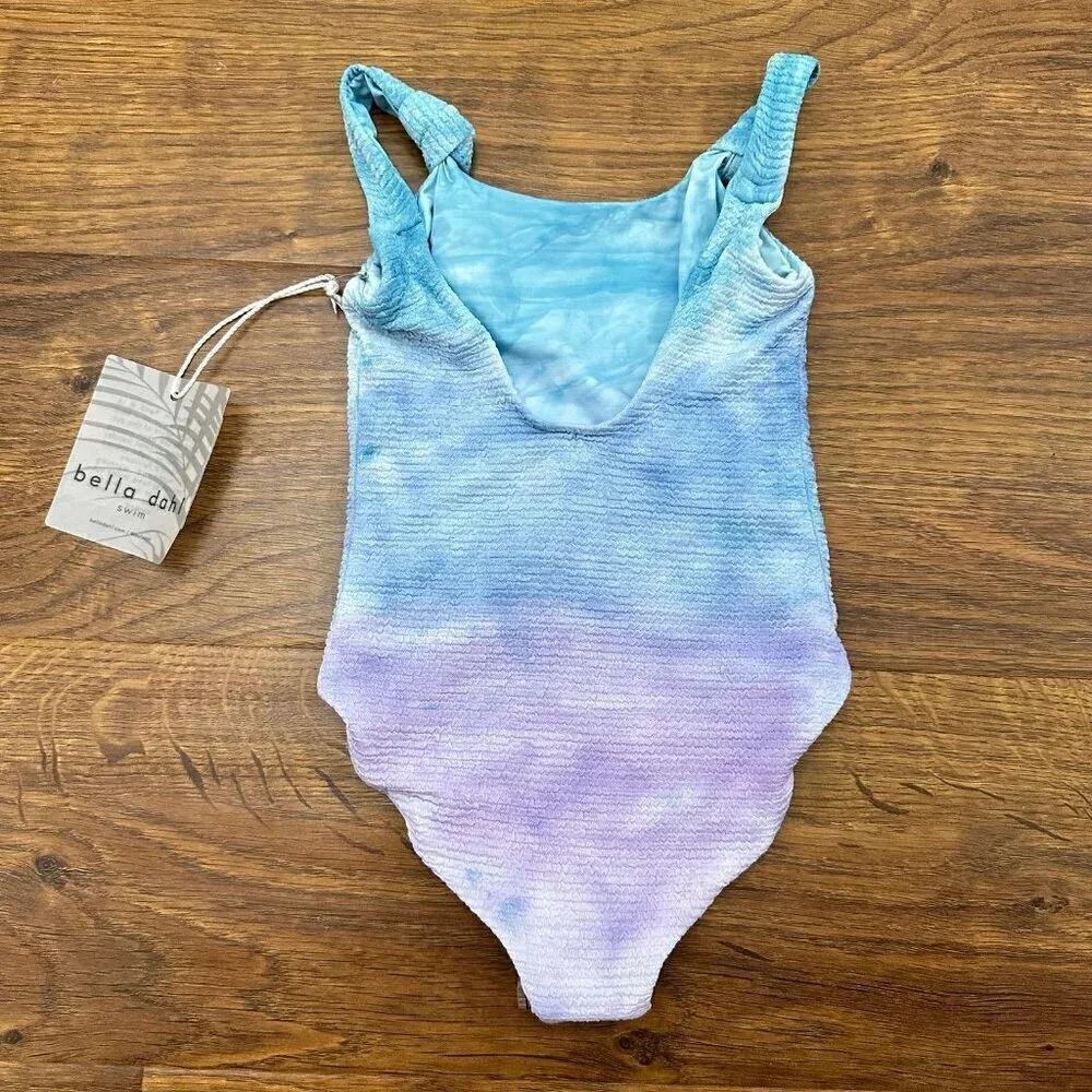 NWT Bella Dahl Girls Knotted One-Piece Swimsuit 2/3